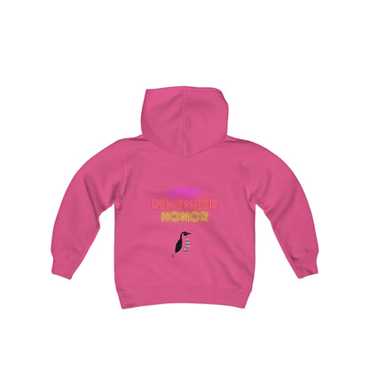 Youth Heavy Blend Hooded Sweatshirt: Volleyball 