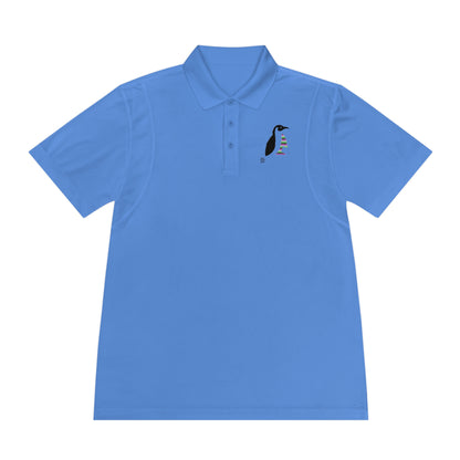 Men's Sport Polo Shirt: Crazy Penguin World Logo #2