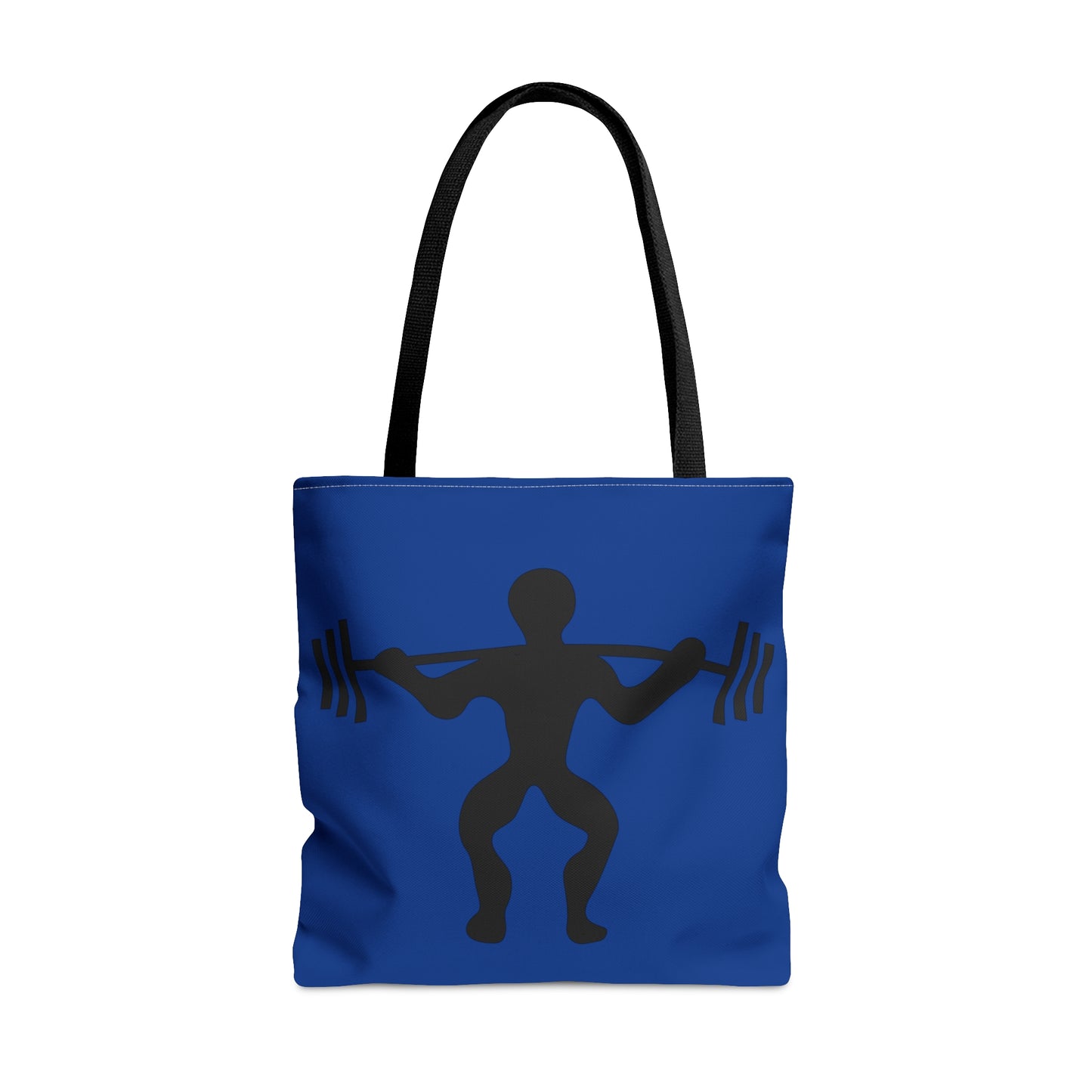 Tote Bag: Weightlifting Dark Blue