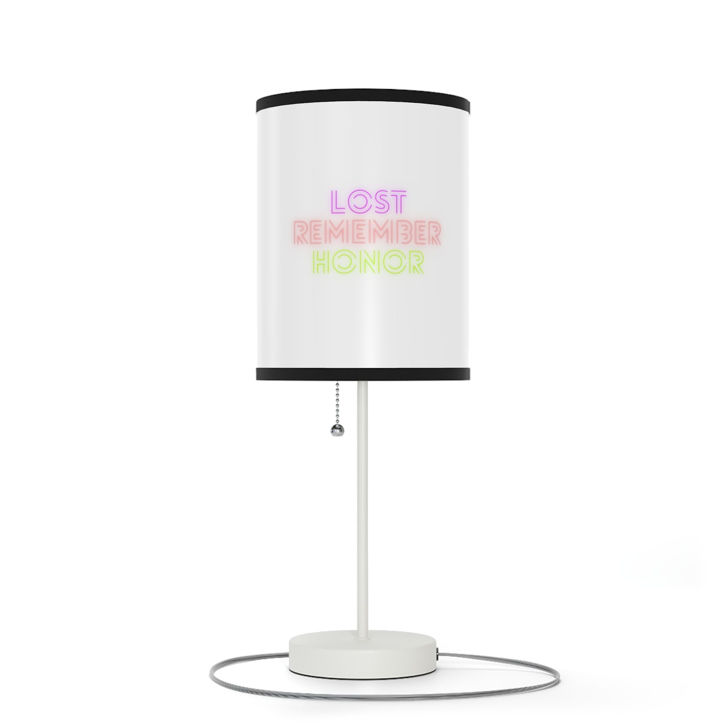 Lamp on a Stand, US|CA plug: Football White