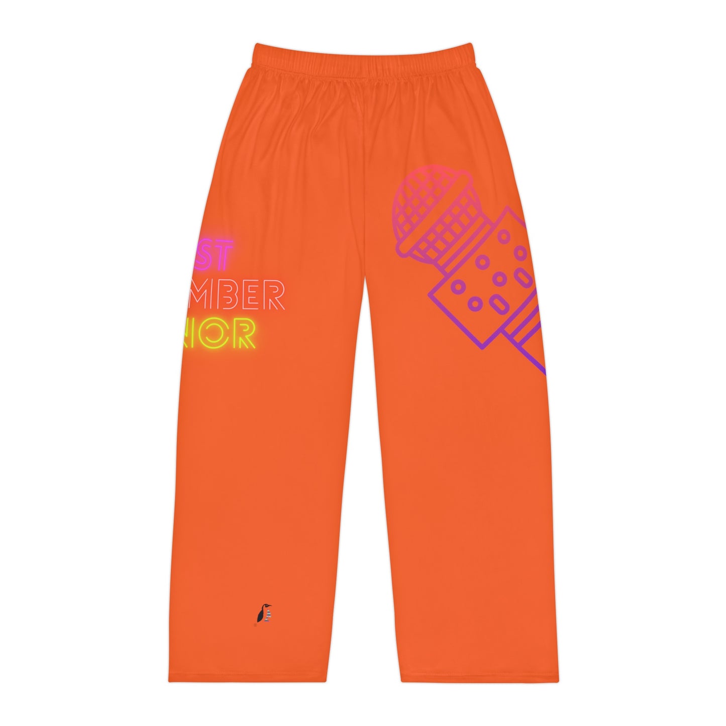 Men's Pajama Pants: Music Orange