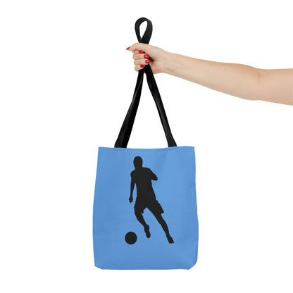 Tote Bag: Soccer Lite Blue