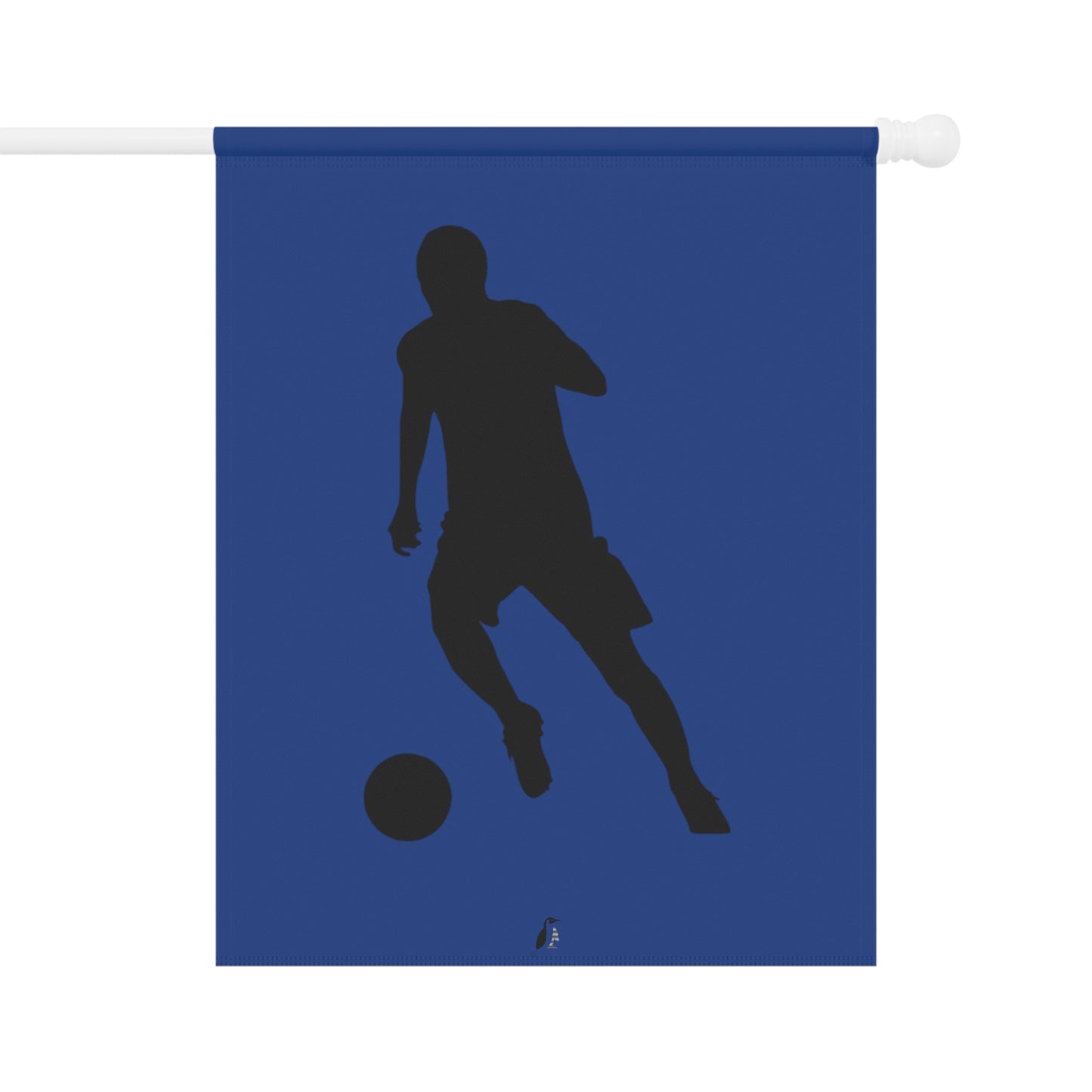 Garden & House Banner: Soccer Dark Blue