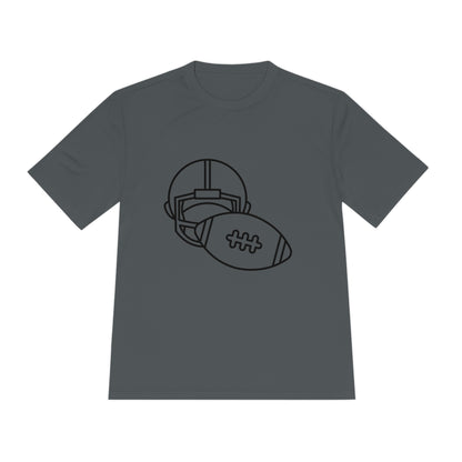 Moisture Wicking Tee: Football #1