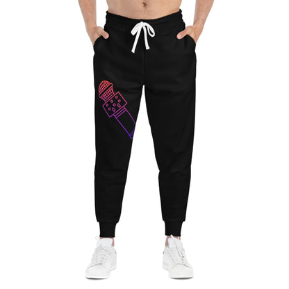 Athletic Joggers: Music Black