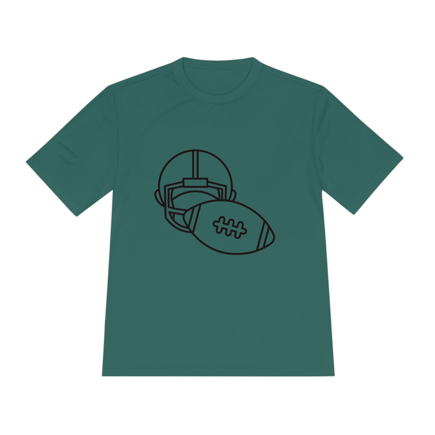 Moisture Wicking Tee: Football #2