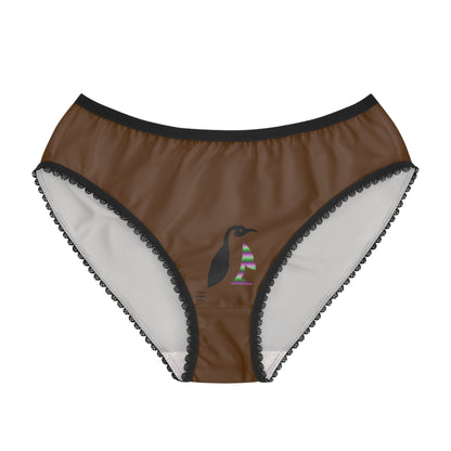 Women's Briefs: Tennis Brown