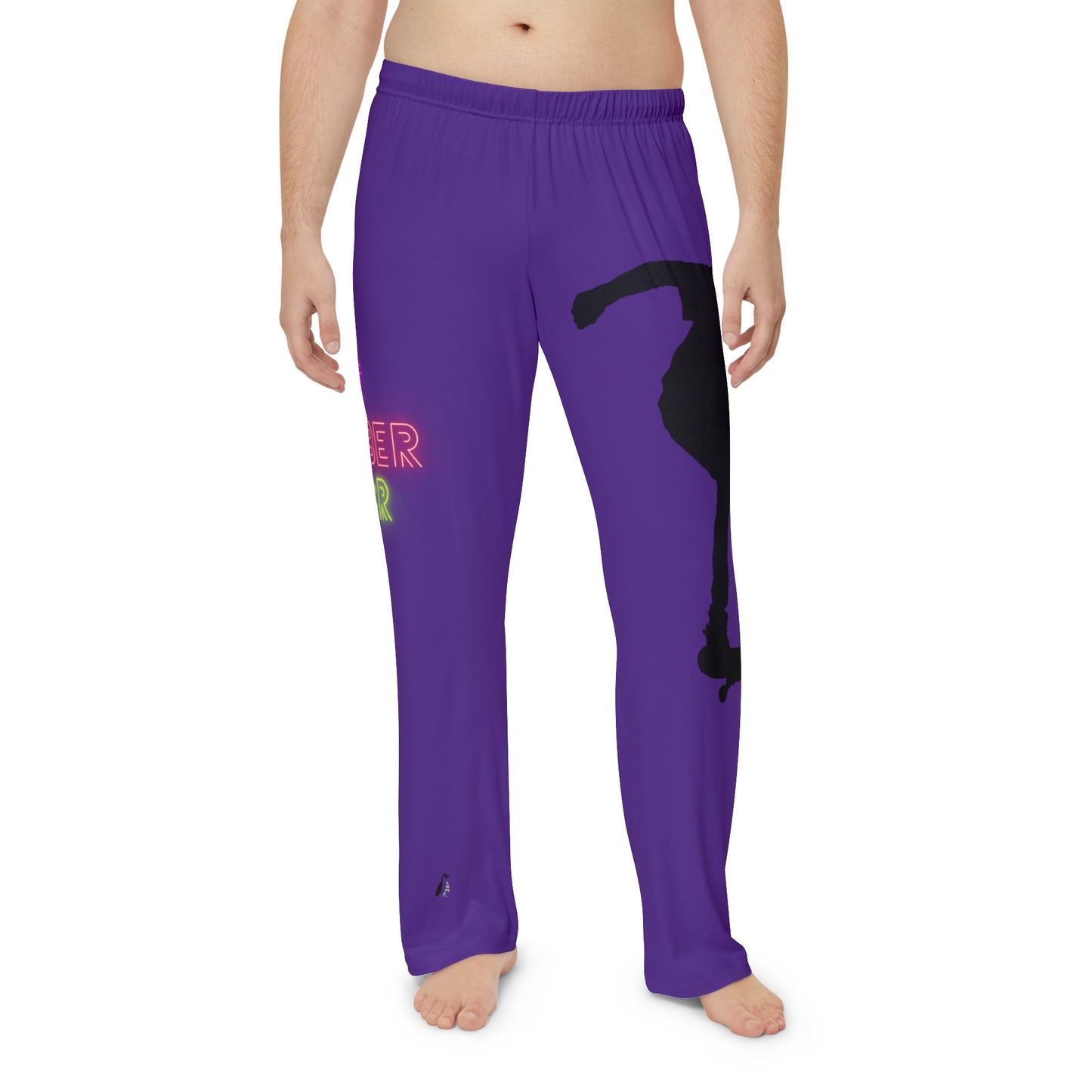 Men's Pajama Pants: Skateboarding Purple