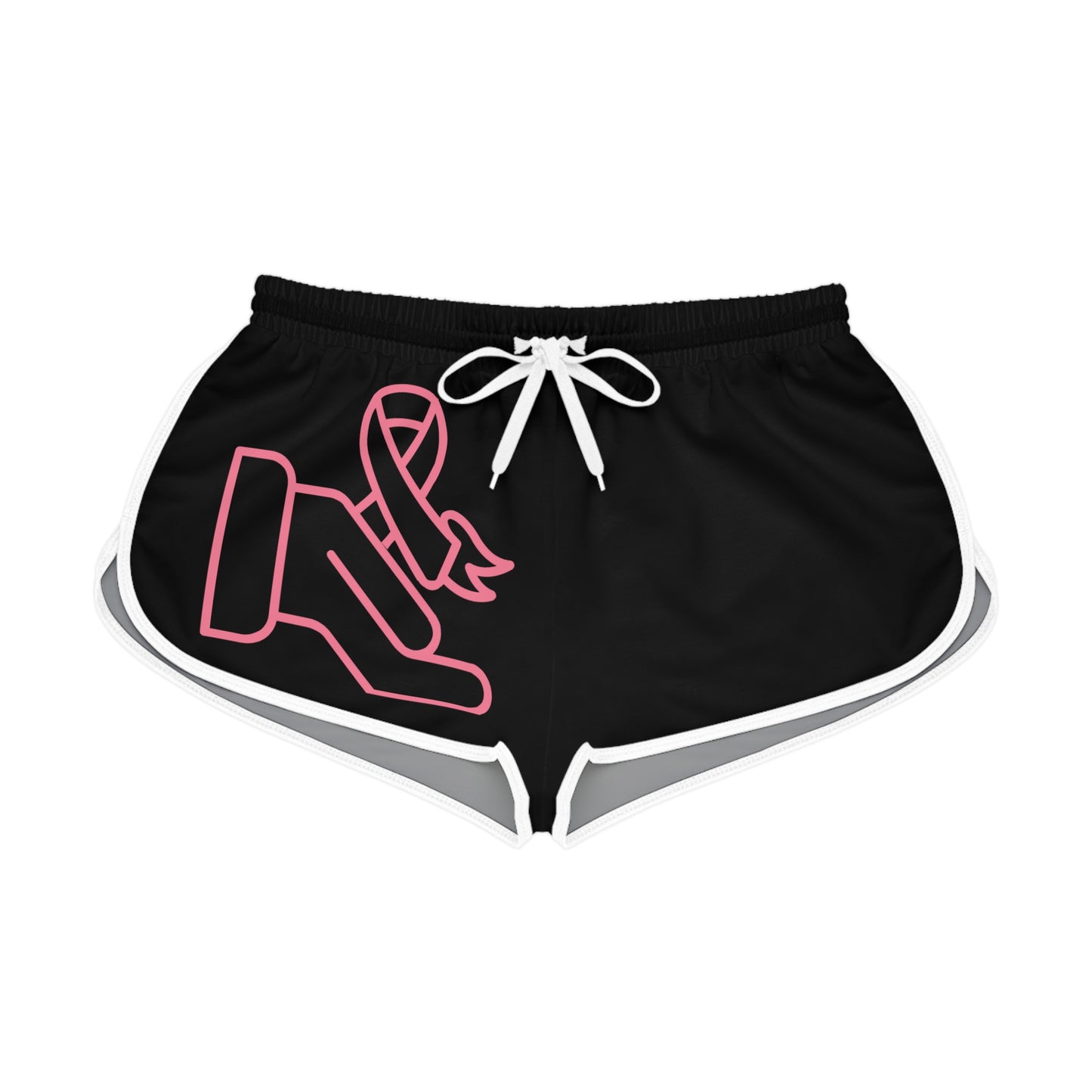 Women's Relaxed Shorts: Fight Cancer Black