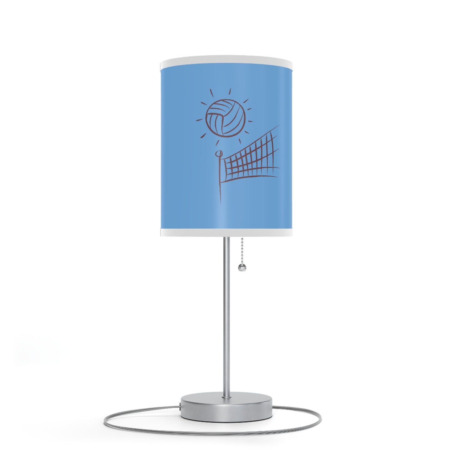 Lamp on a Stand, US|CA plug: Volleyball Lite Blue