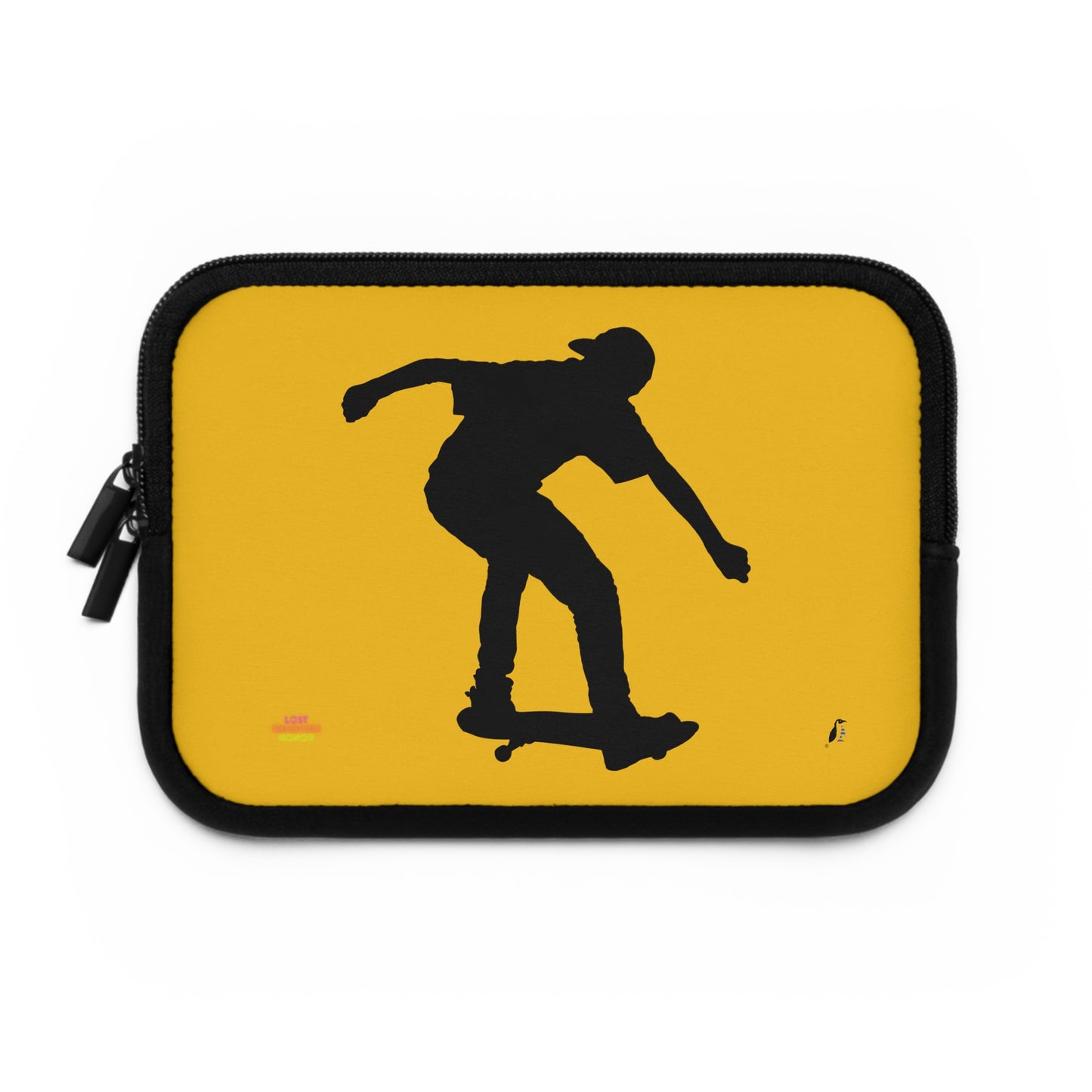 Laptop Sleeve: Skateboarding Yellow