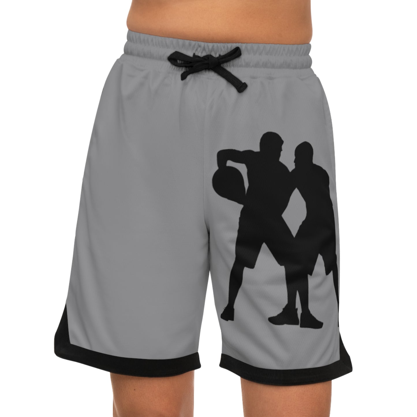 Basketball Rib Shorts: Basketball Grey