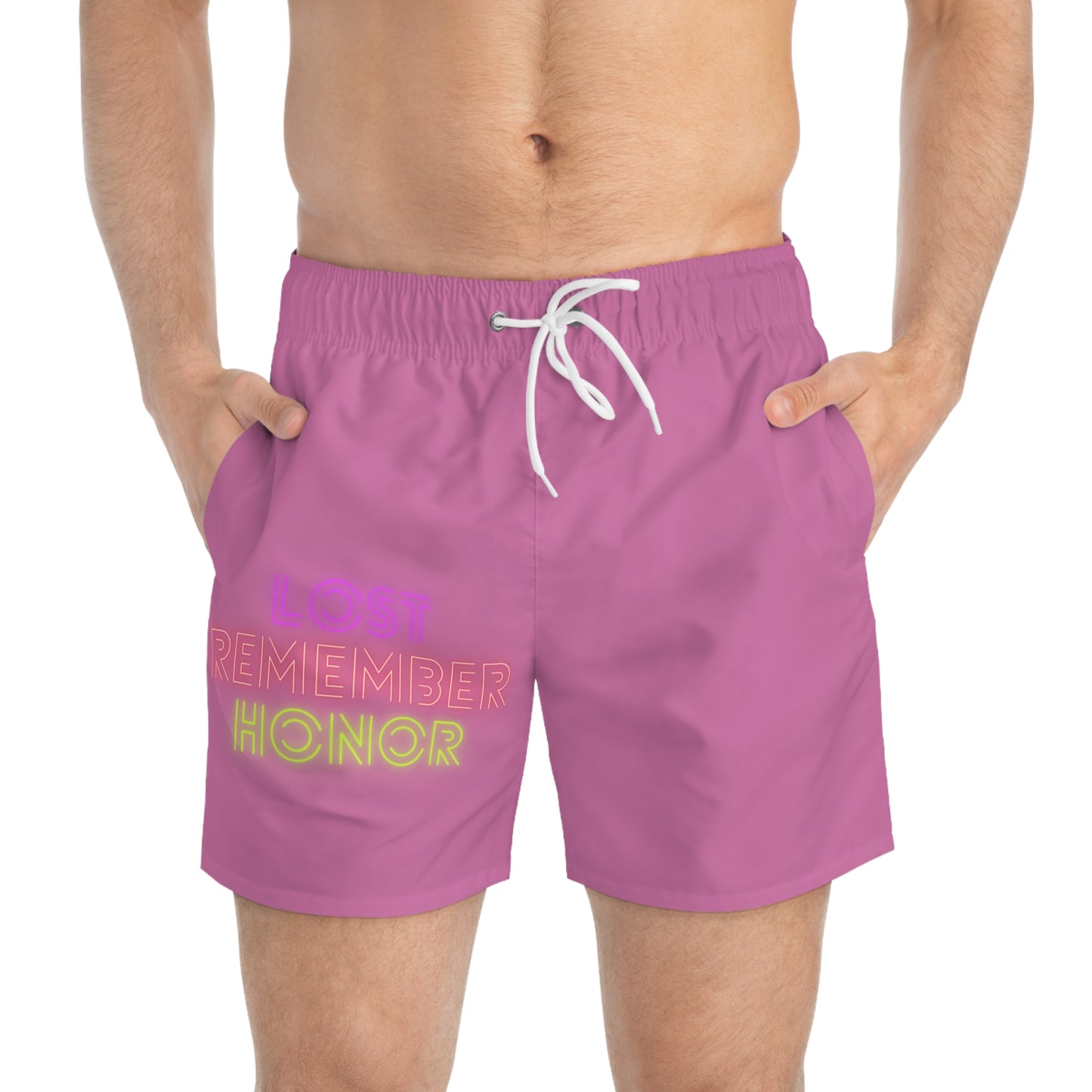 Swim Trunks: Lost Remember Honor Lite Pink