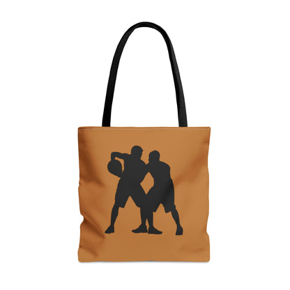 Tote Bag: Basketball Lite Brown