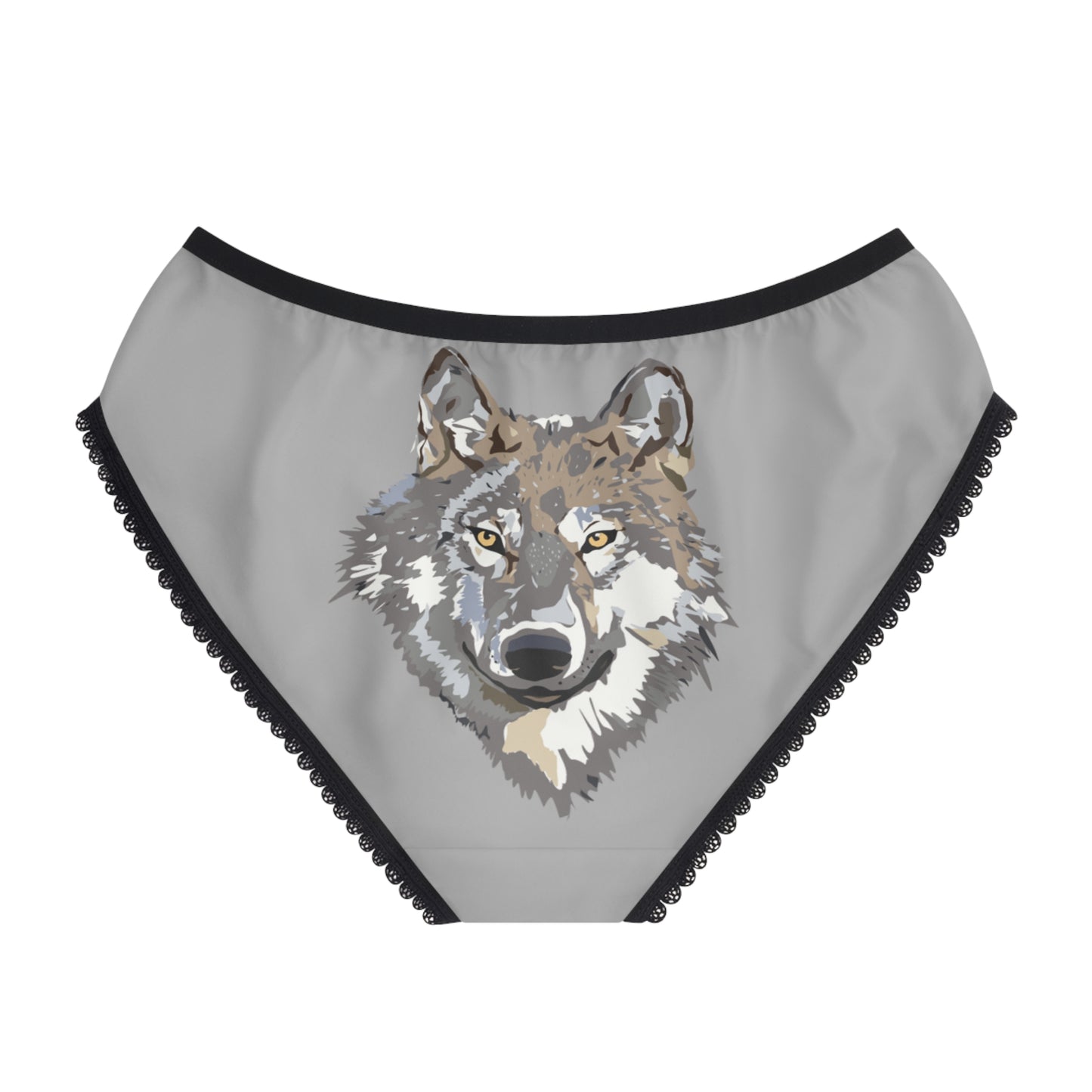 Women's Briefs: Wolves Lite Grey