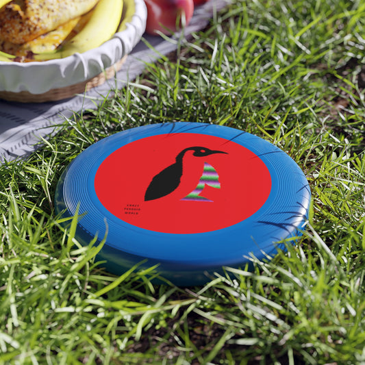 Frisbee: Crazy Penguin World Logo Red