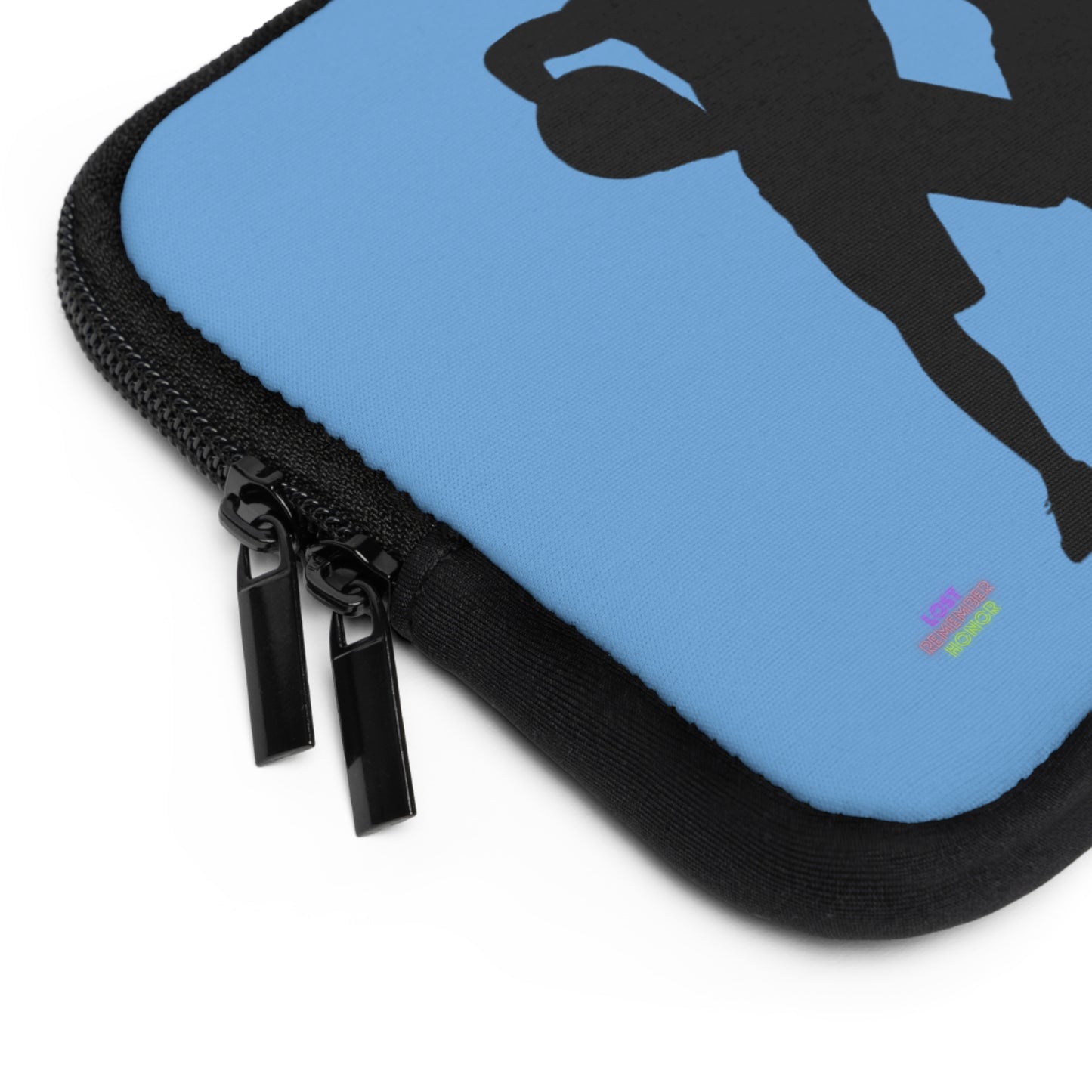 Laptop Sleeve: Basketball Lite Blue