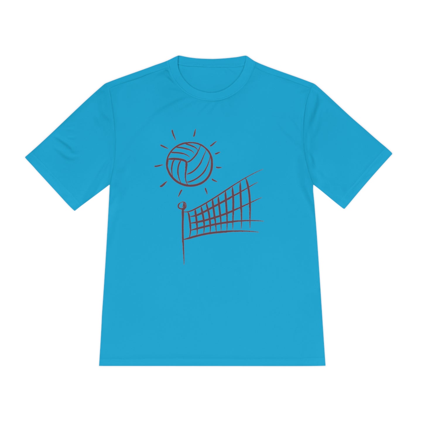 Moisture Wicking Tee: Volleyball #2