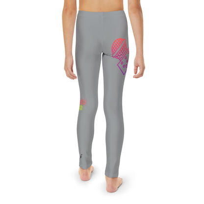 Youth Full-Length Leggings: Music Grey