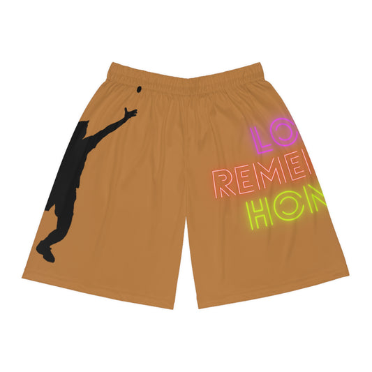 Basketball Shorts: Tennis Lite Brown