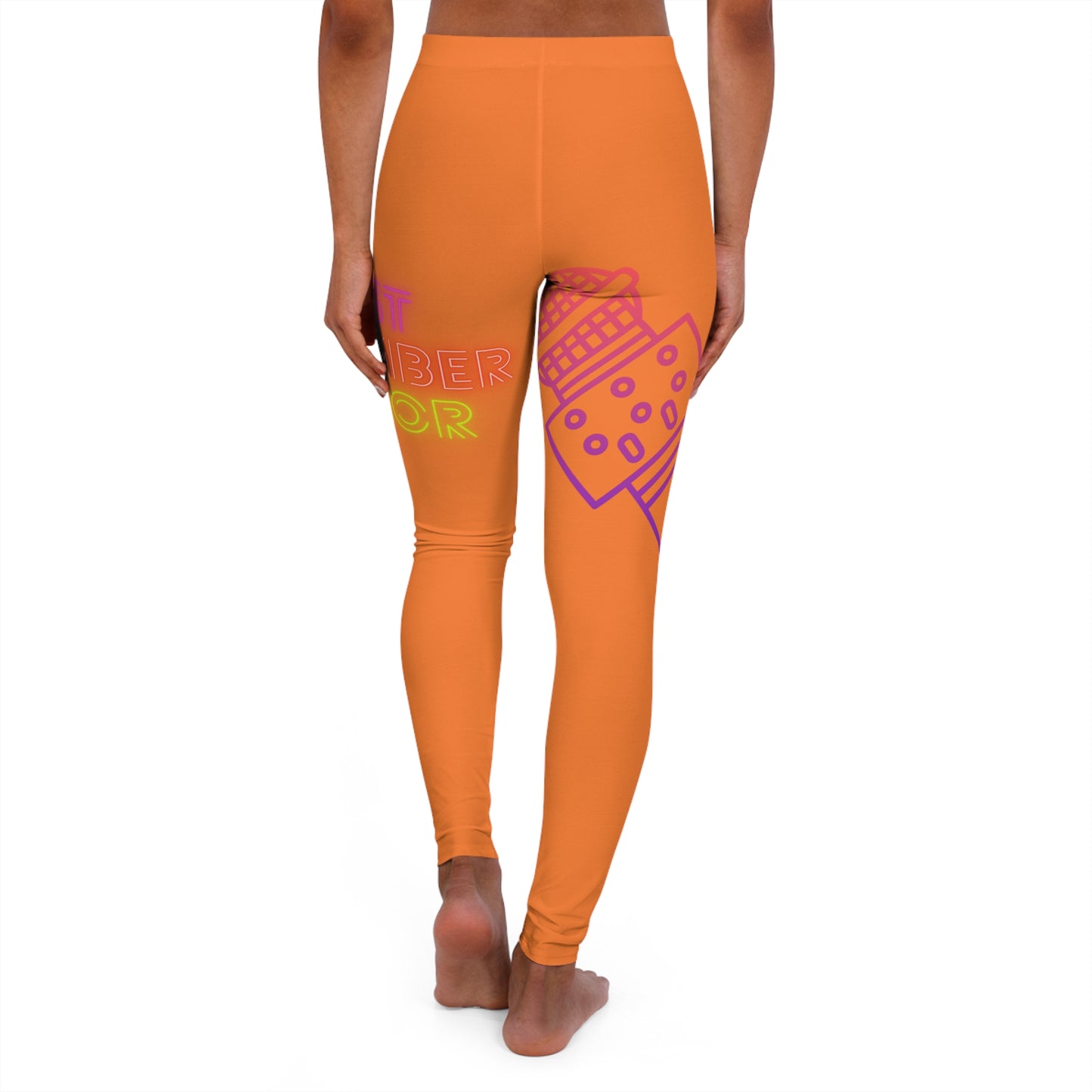 Women's Spandex Leggings: Music Crusta