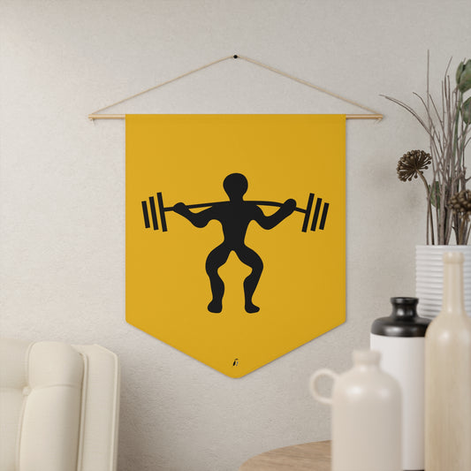 Pennant: Weightlifting Yellow