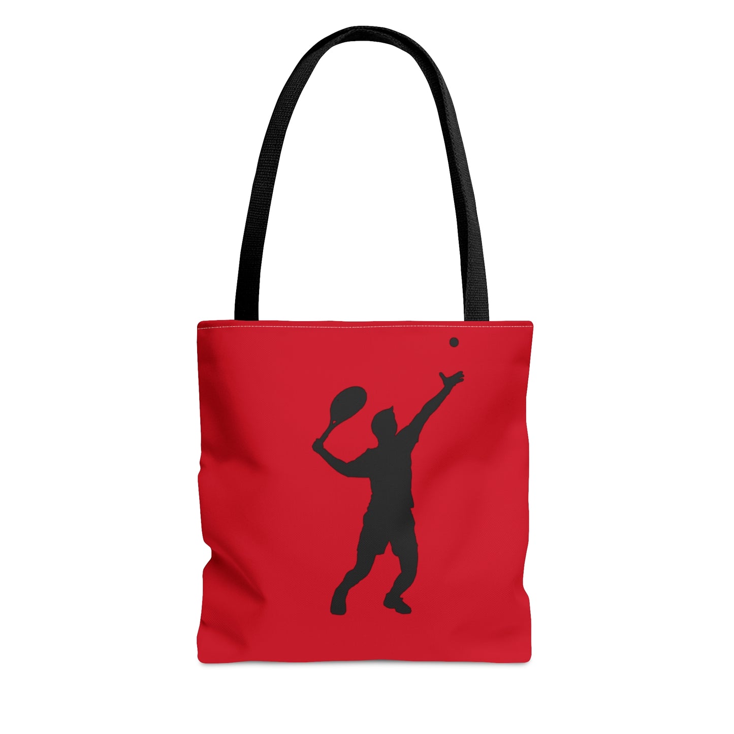 Tote Bag: Tennis Dark Red