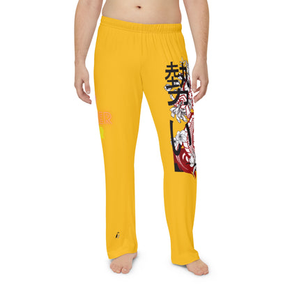 Men's Pajama Pants: Dragons Yellow