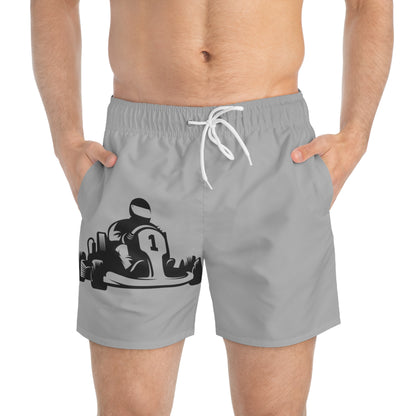 Swim Trunks: Racing Lite Grey