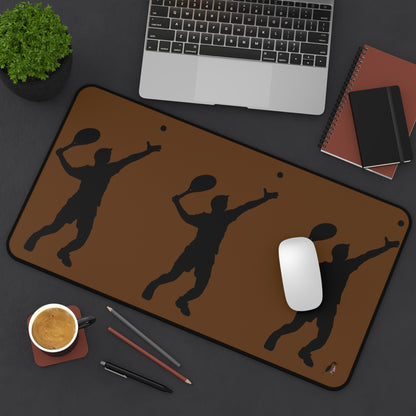 Desk Mat: Tennis Brown