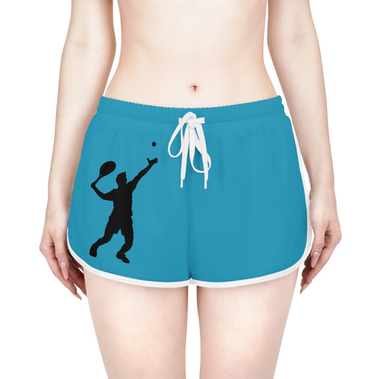 Women's Relaxed Shorts: Tennis Turquoise