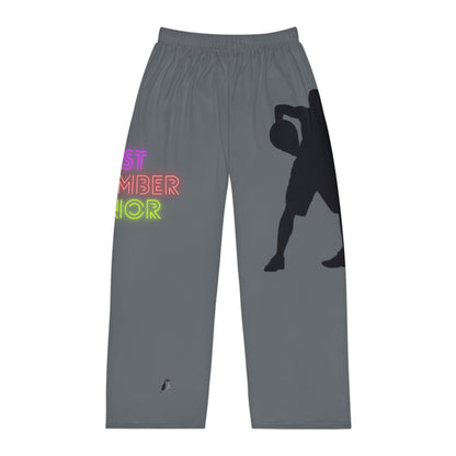 Men's Pajama Pants: Basketball Dark Grey