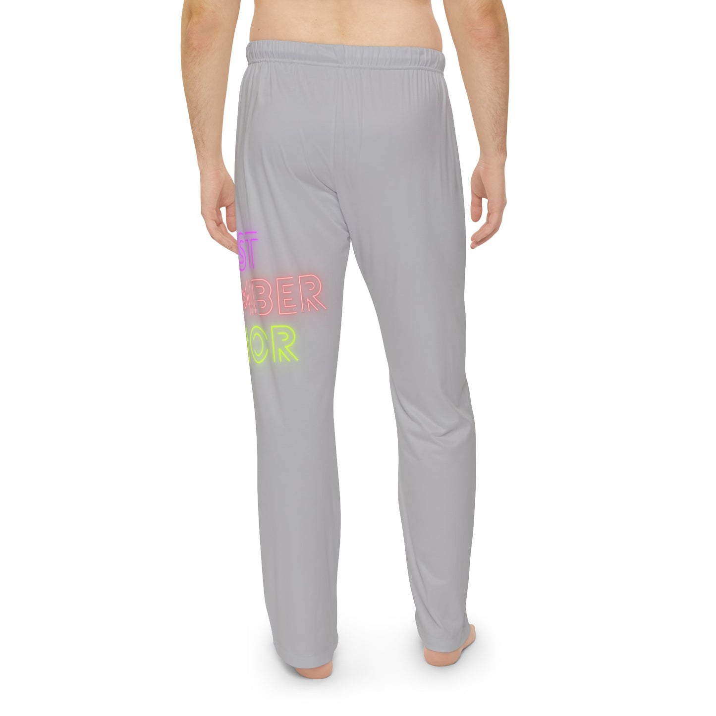 Men's Pajama Pants: Lost Remember Honor Lite Grey