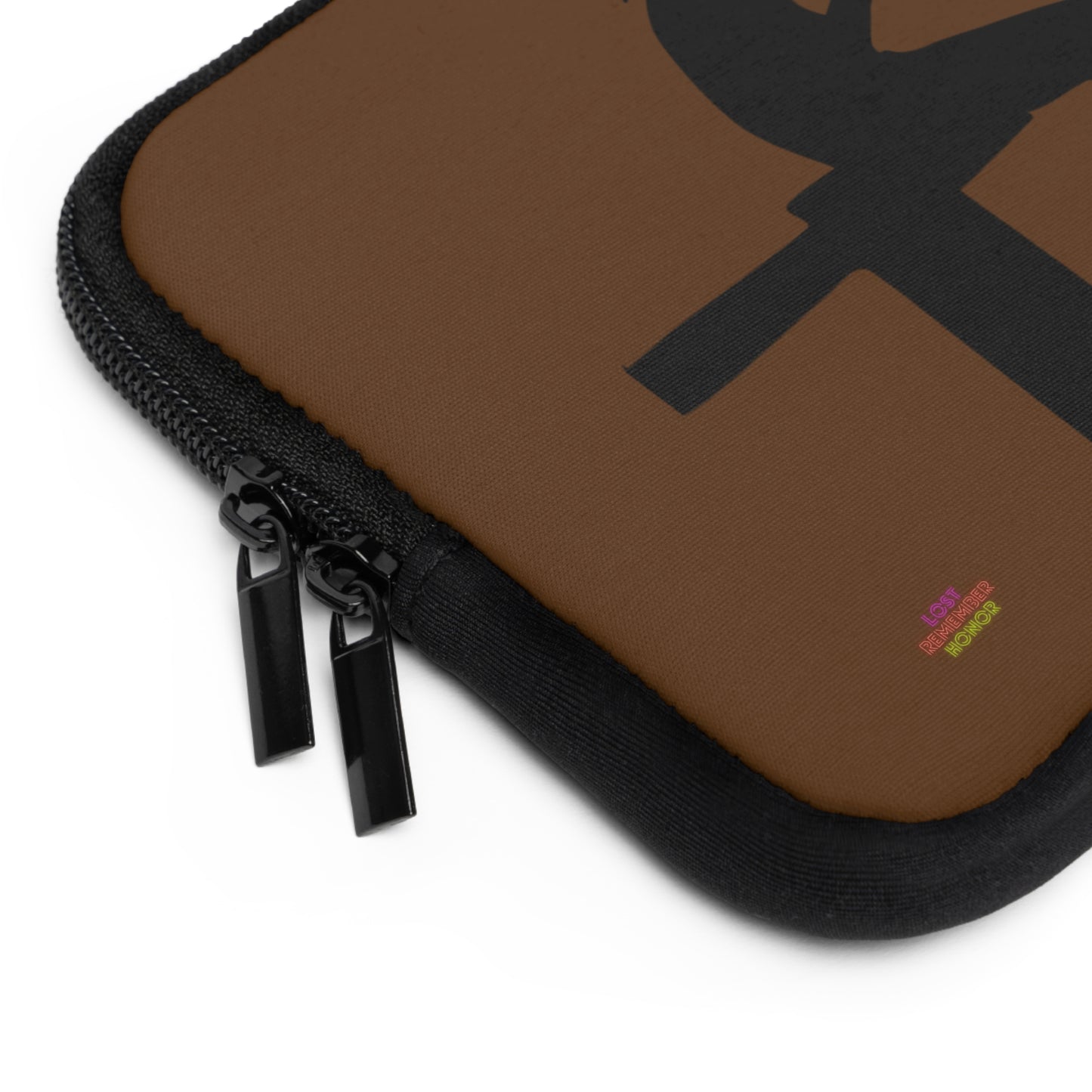 Laptop Sleeve: Fishing Brown