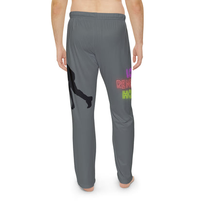 Men's Pajama Pants: Hockey Dark Grey