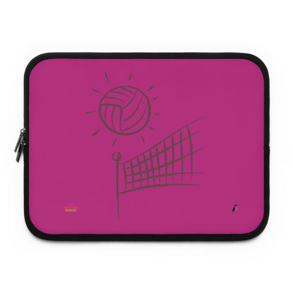 Laptop Sleeve: Volleyball Pink