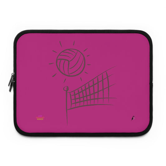 Laptop Sleeve: Volleyball Pink