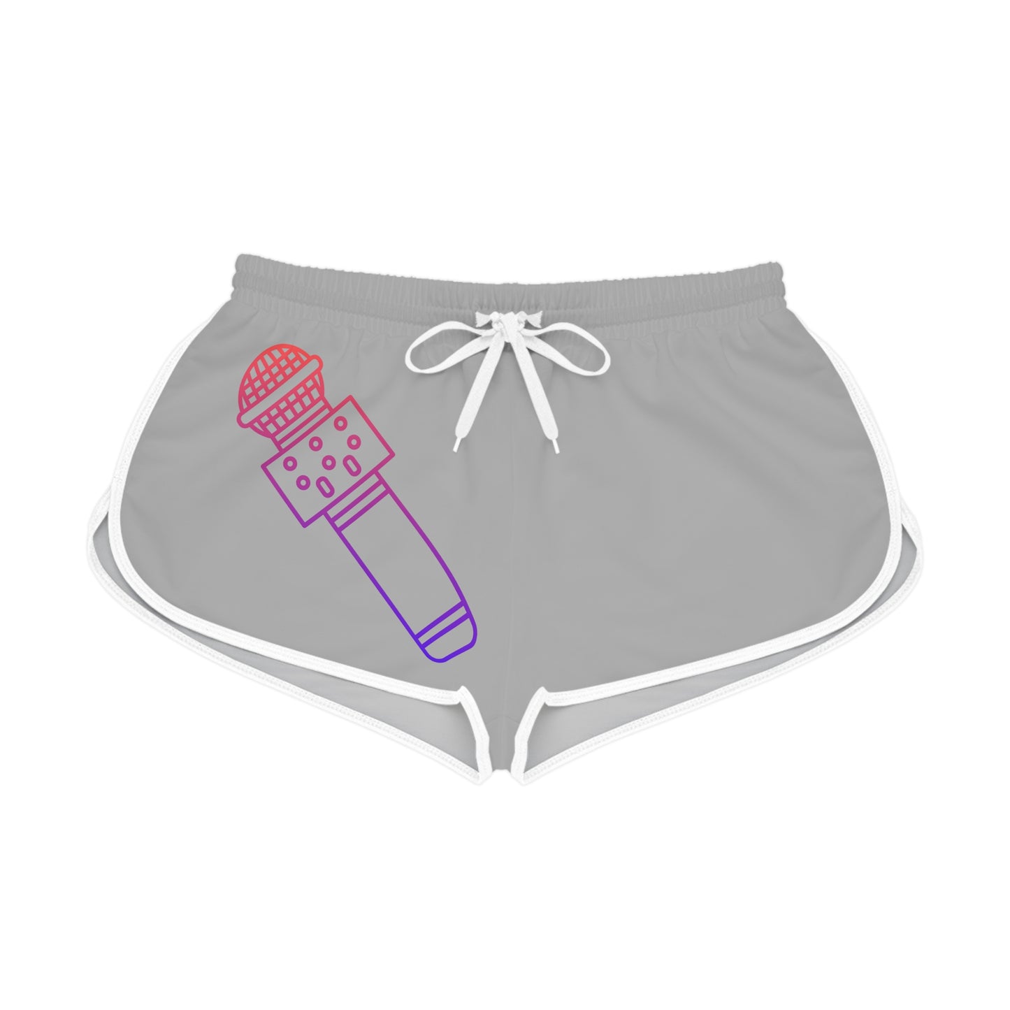 Women's Relaxed Shorts: Music Lite Grey