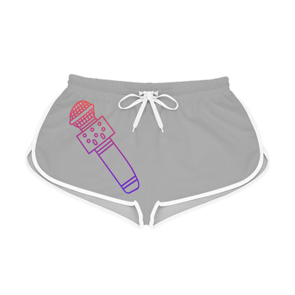 Women's Relaxed Shorts: Music Lite Grey