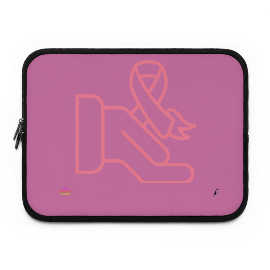 Laptop Sleeve: Fight Cancer Lite Pink