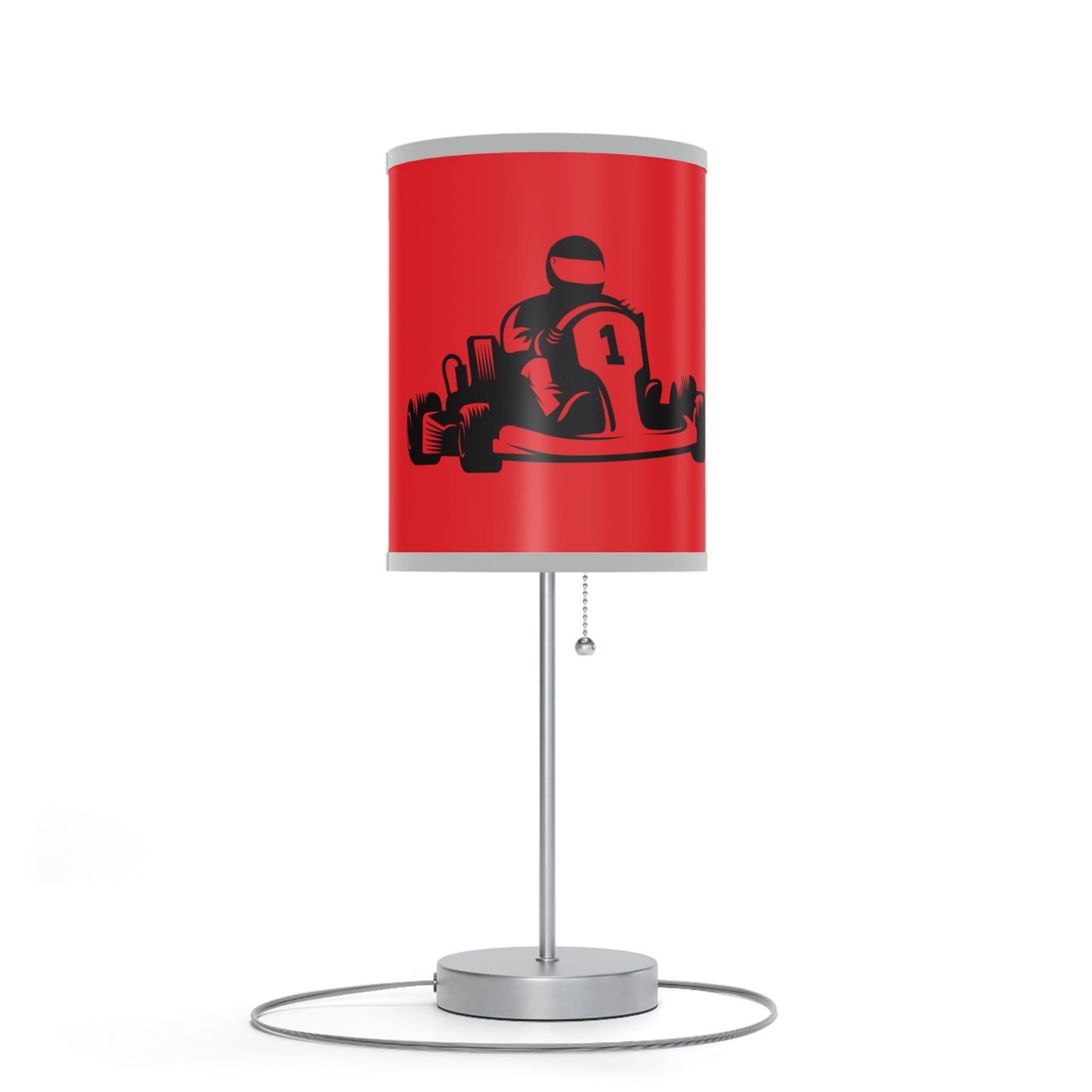 Lamp on a Stand, US|CA plug: Racing Red