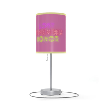 Lamp on a Stand, US|CA plug: Crazy Penguin World Logo Lite Pink