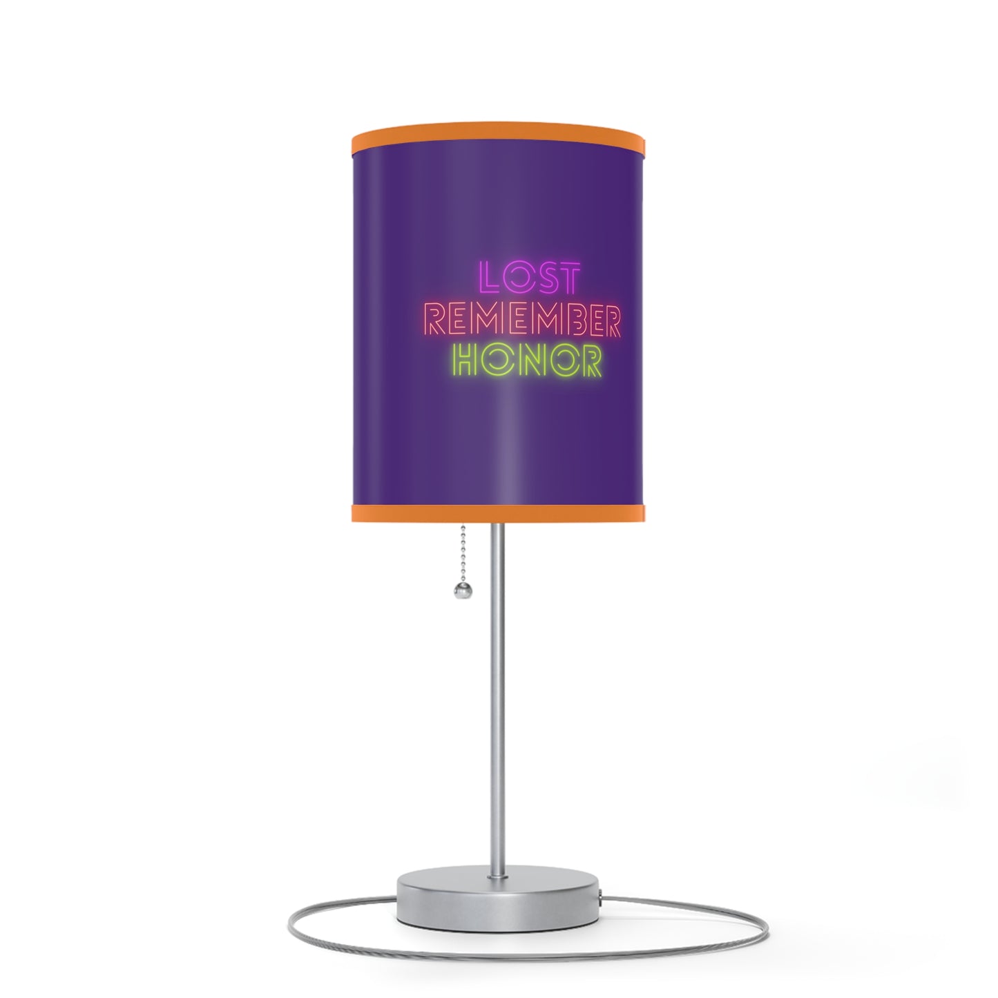 Lamp on a Stand, US|CA plug: Fight Cancer Purple