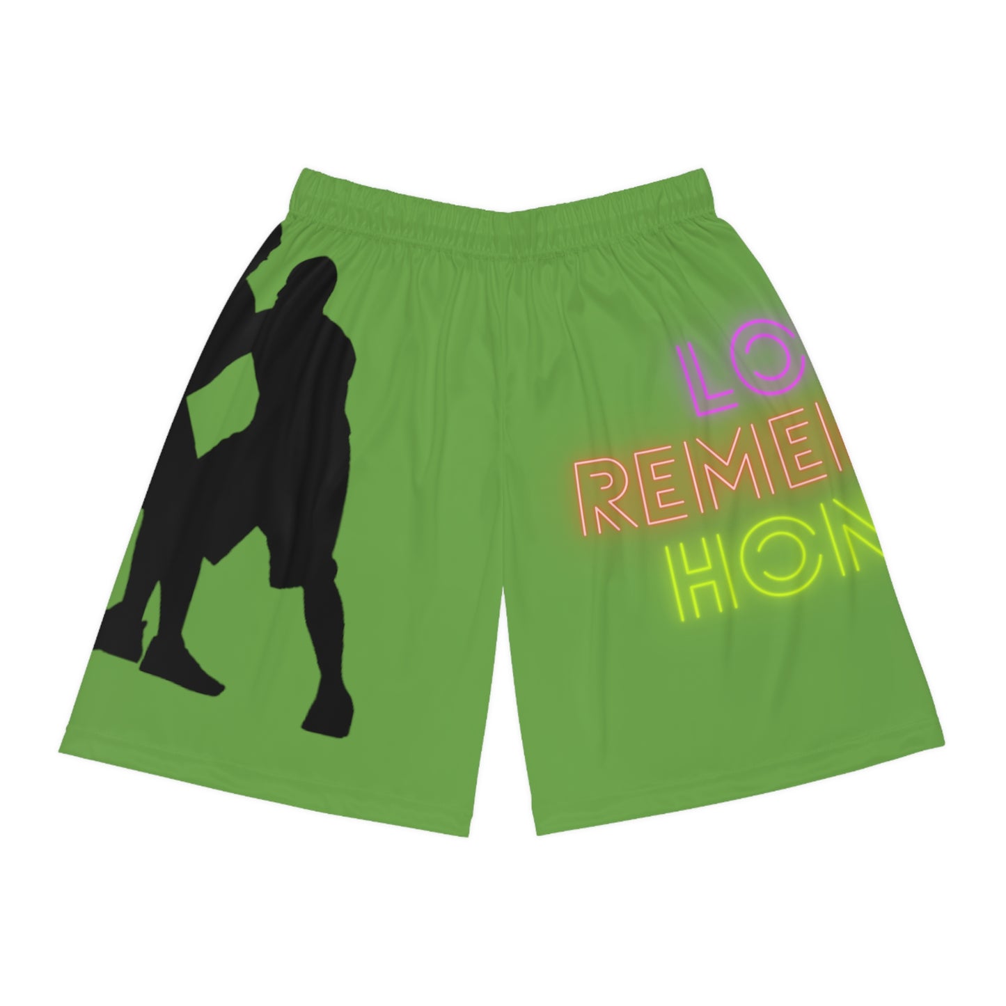 Basketball Shorts: Basketball Green