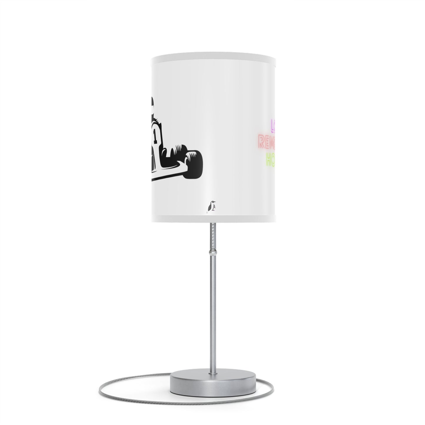 Lamp on a Stand, US|CA plug: Racing White