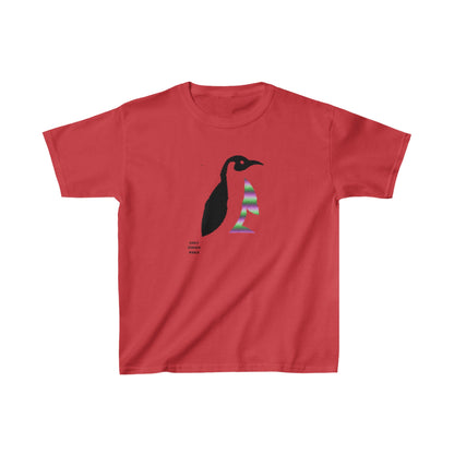 Kids Heavy Cotton™ Tee: Crazy Penguin World Logo