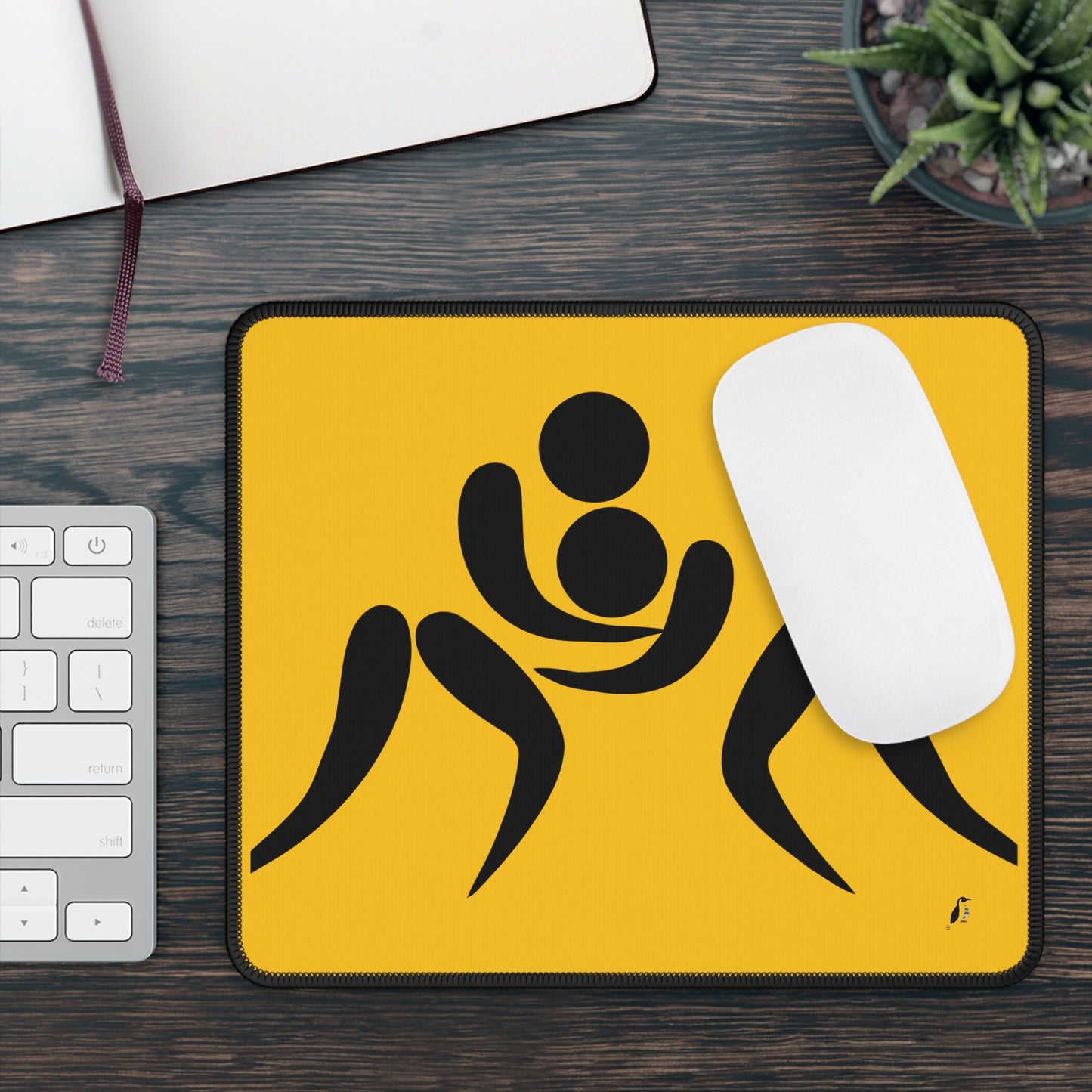 Gaming Mouse Pad: Wrestling Yellow