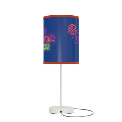 Lamp on a Stand, US|CA plug: Music Dark Blue