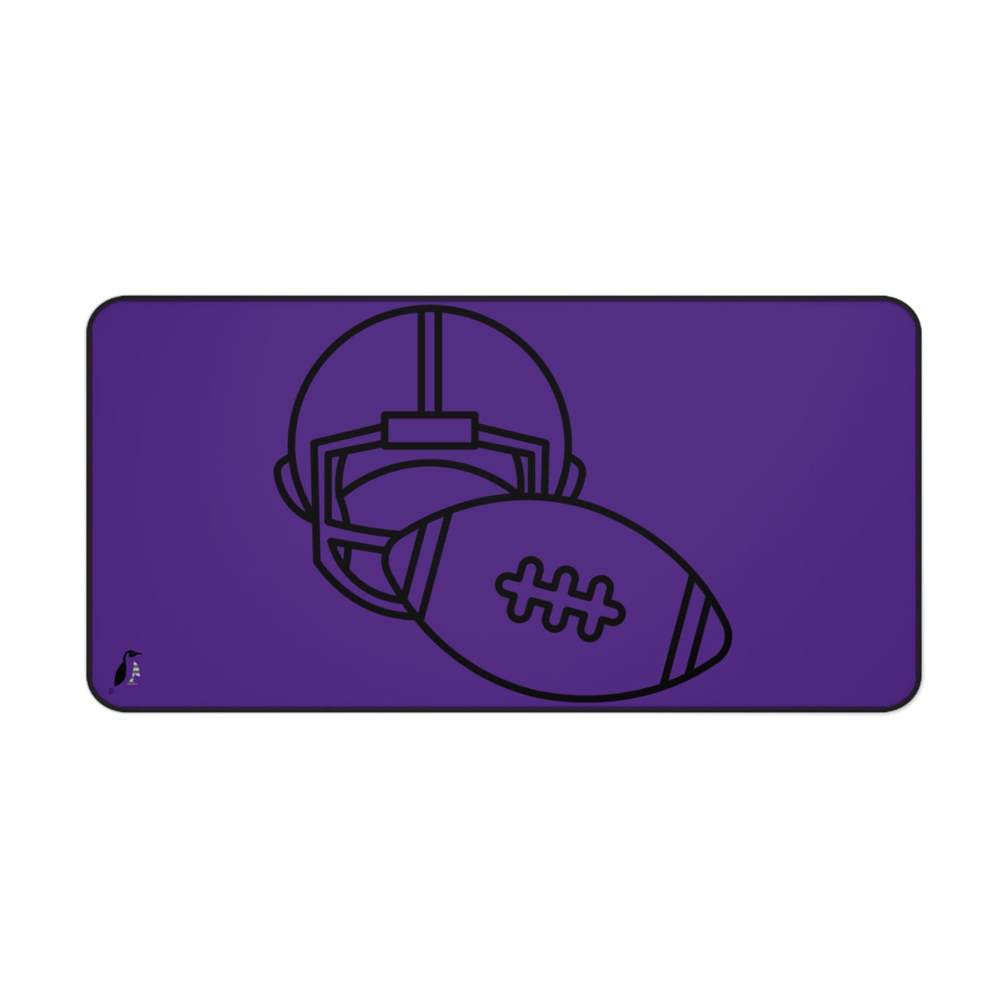 Desk Mat: Football Purple