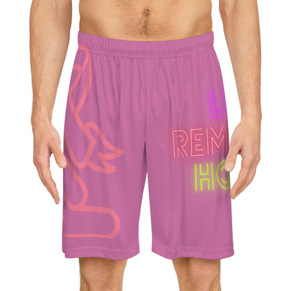 Basketball Shorts: Fight Cancer Lite Pink